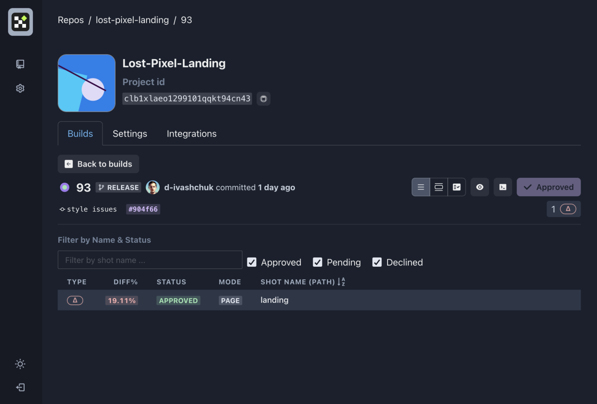 Lost Pixel front page