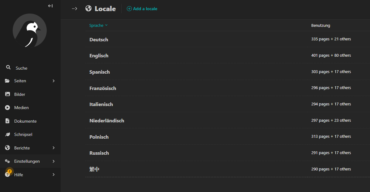 Mehrsprachige Seiten in Wagtail verwalten