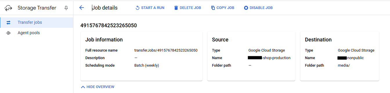 Backup Storage Transfer